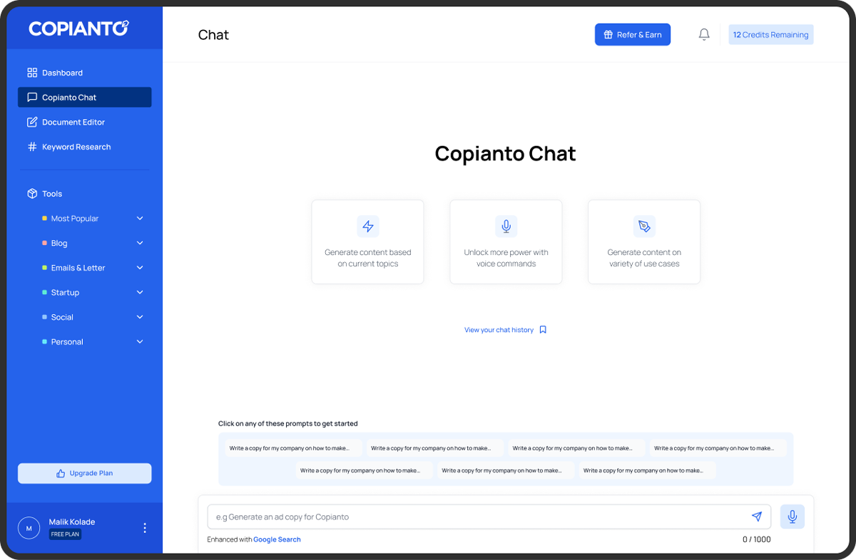 Chat-Screenshot